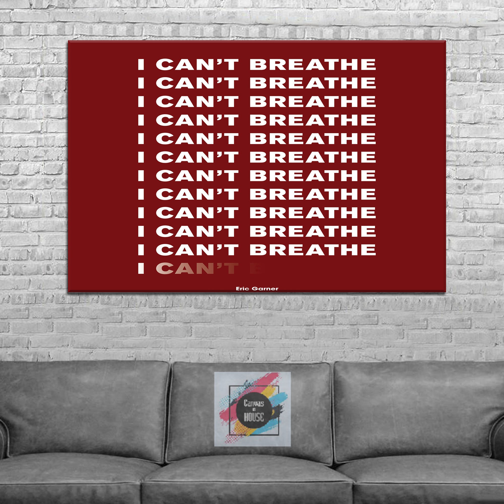 George Floyd I Can't Breathe 6 1 Pieces Wall Art Canvas