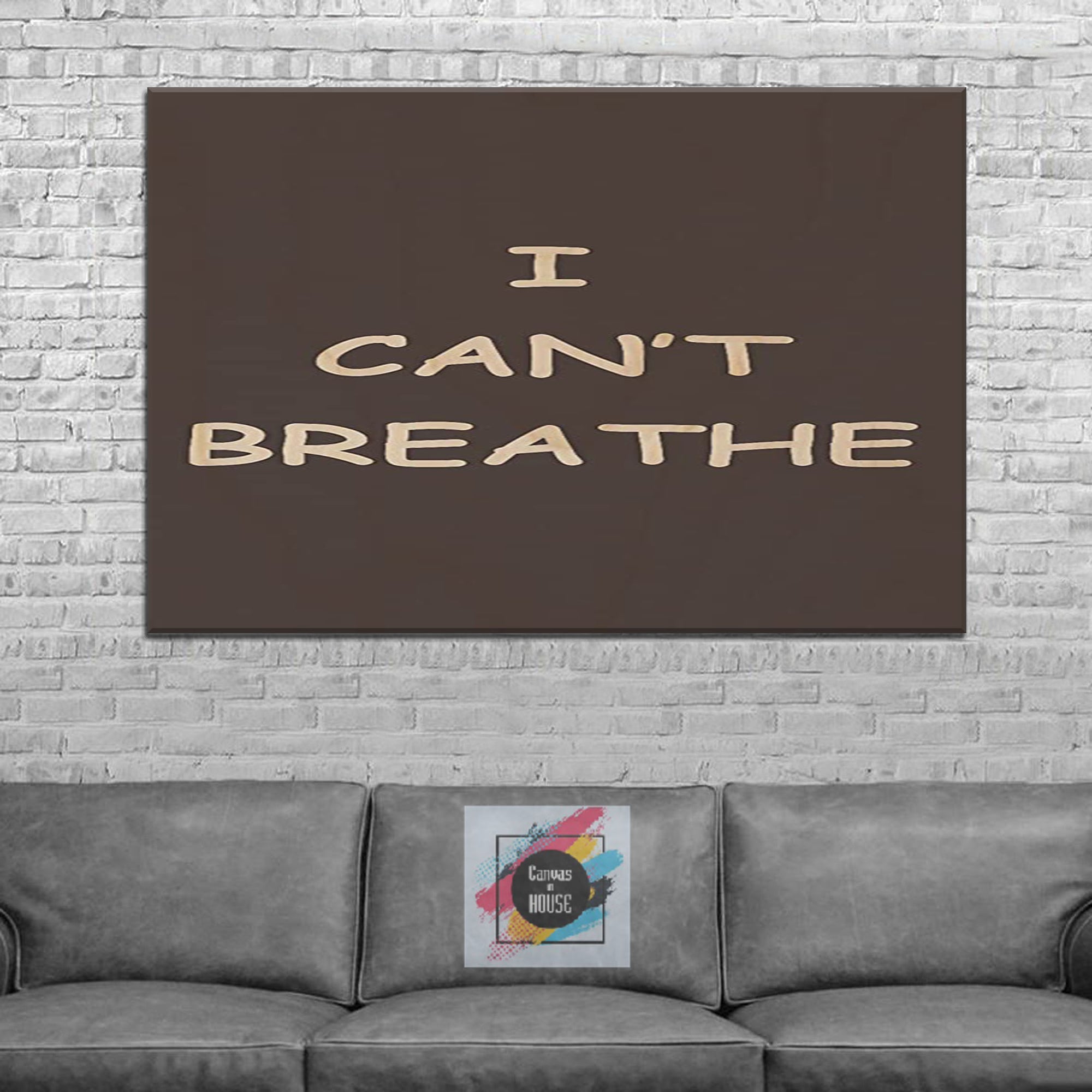 George Floyd I Can't Breathe 1 1 Pieces Wall Art Canvas