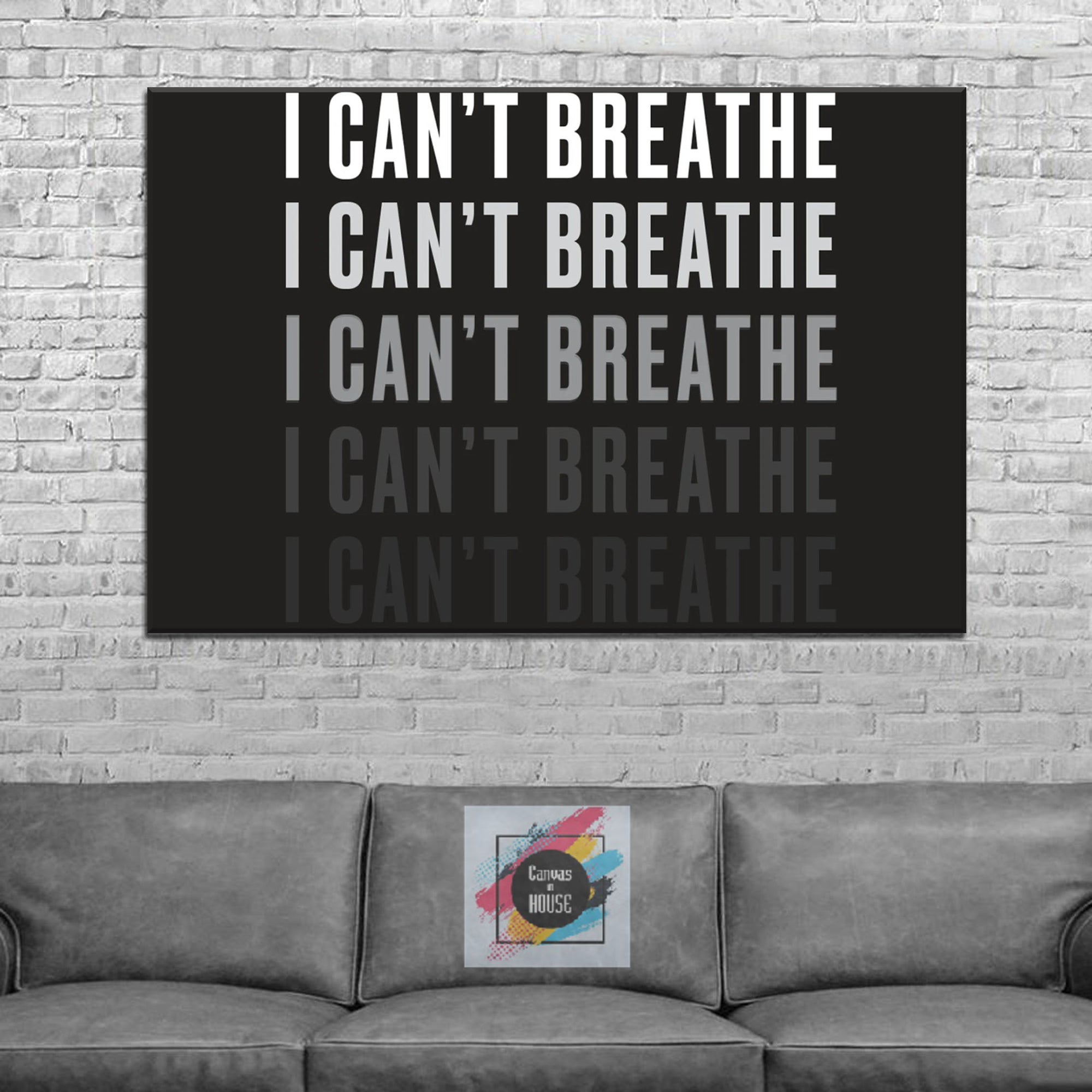 I Can't Breathe 5 1 Pieces Wall Art Canvas