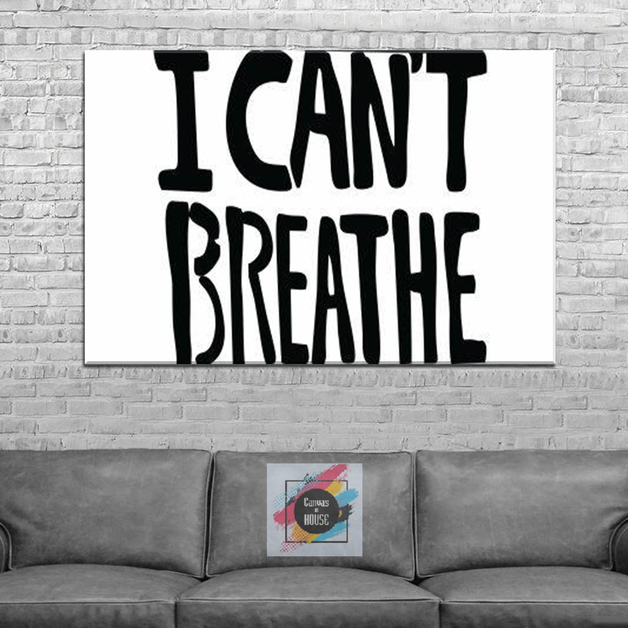 Justice For George Floyd I Can't Breathe 3 1 Pieces Wall Art Canvas