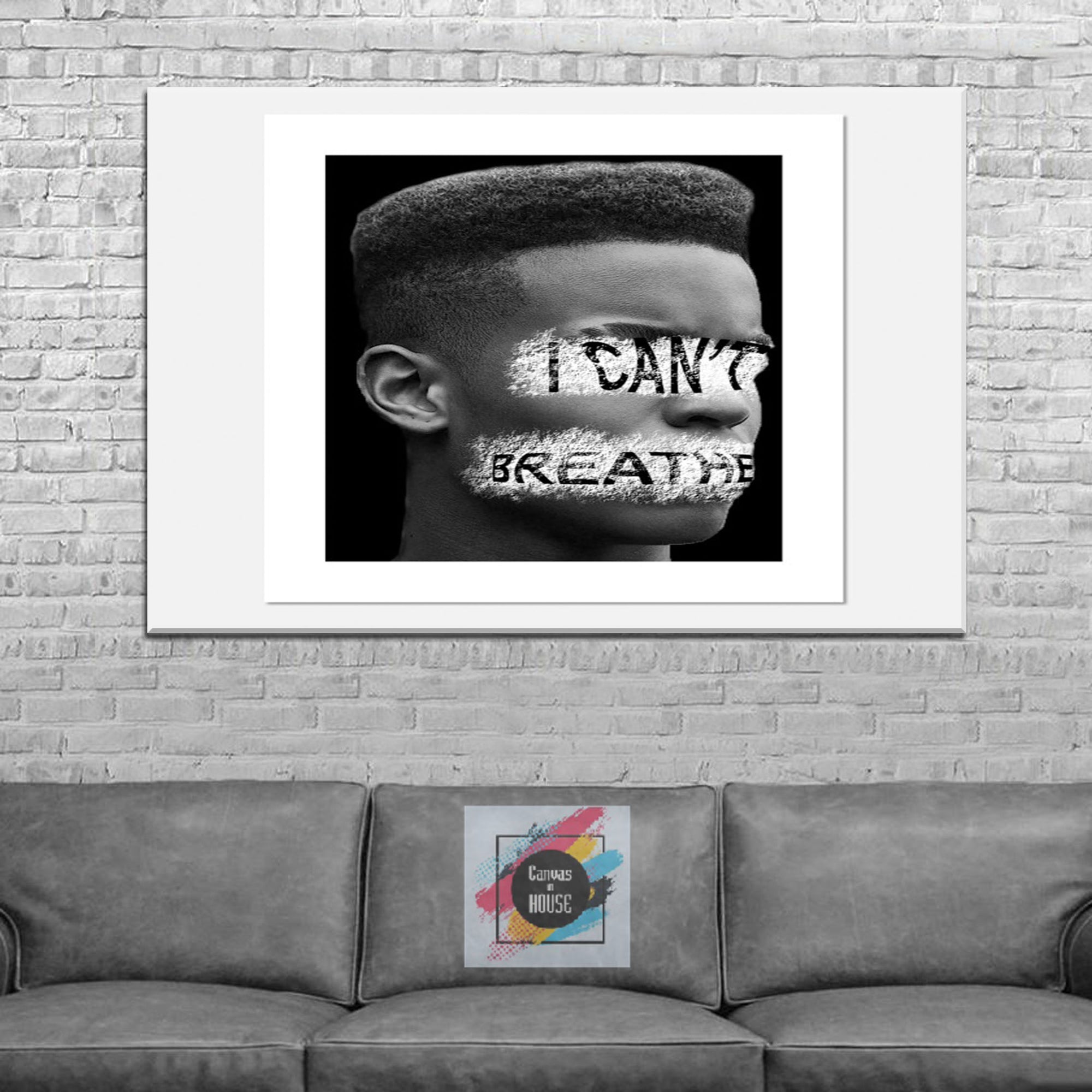 Justice For George Floyd I Can't Breathe 3 1 Pieces Wall Art Canvas