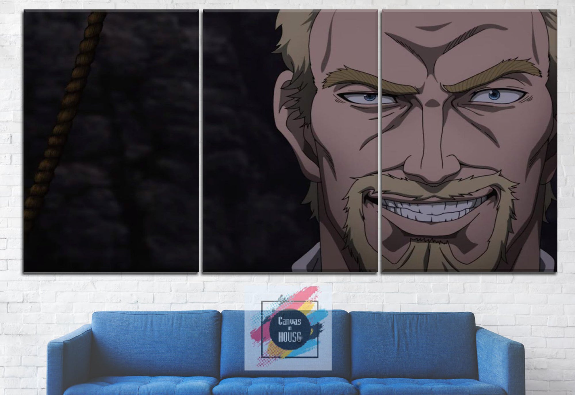 Askelall Vinland Saga Anime 3 Pieces Wall Art Canvas