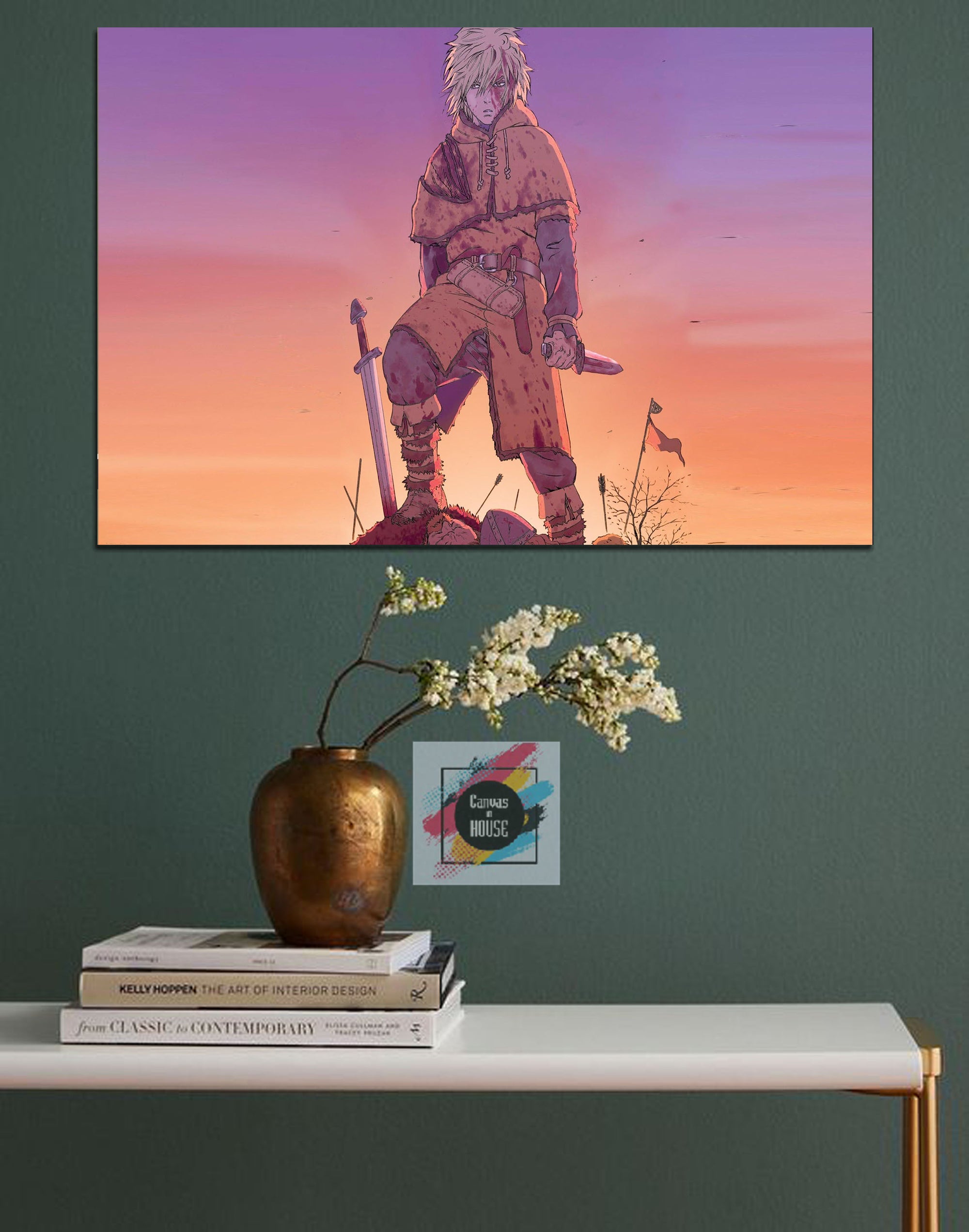 Thorfinn 2 Vinland Saga Anime 1 Pieces Wall Art Canvas