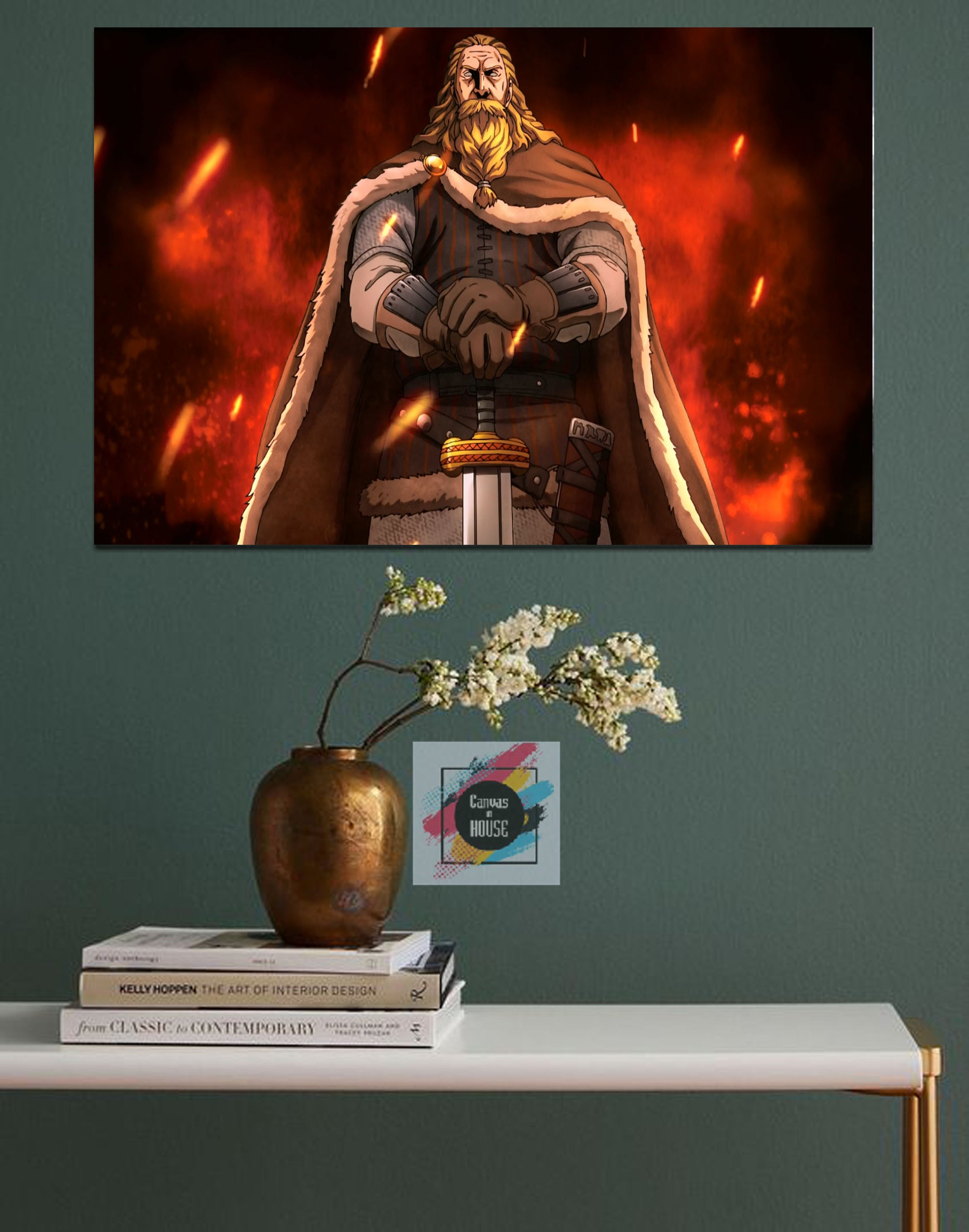 Harald Vinland Saga Anime 1 Pieces Wall Art Canvas