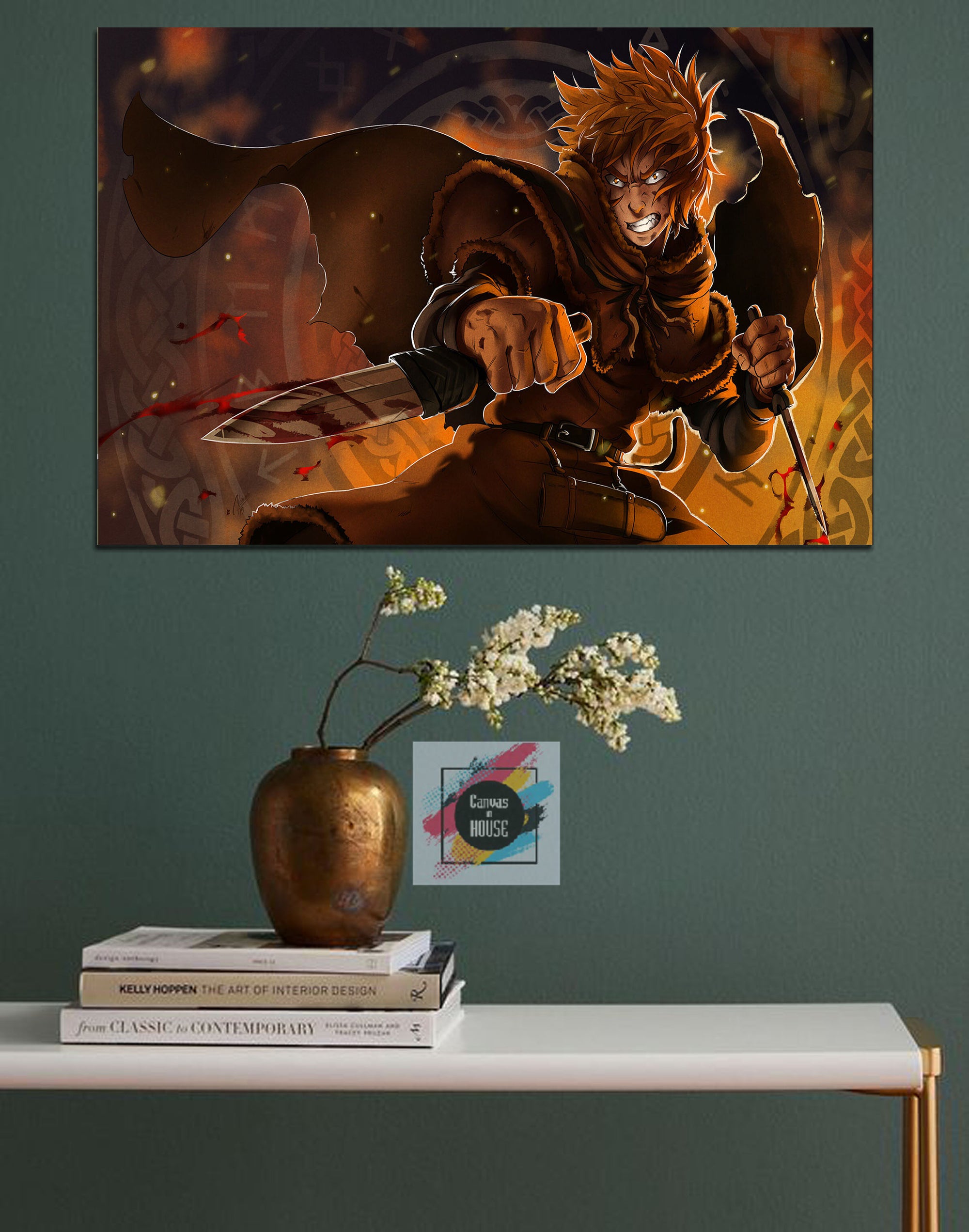 Thorfinn 4 Vinland Saga Anime 1 Pieces Wall Art Canvas