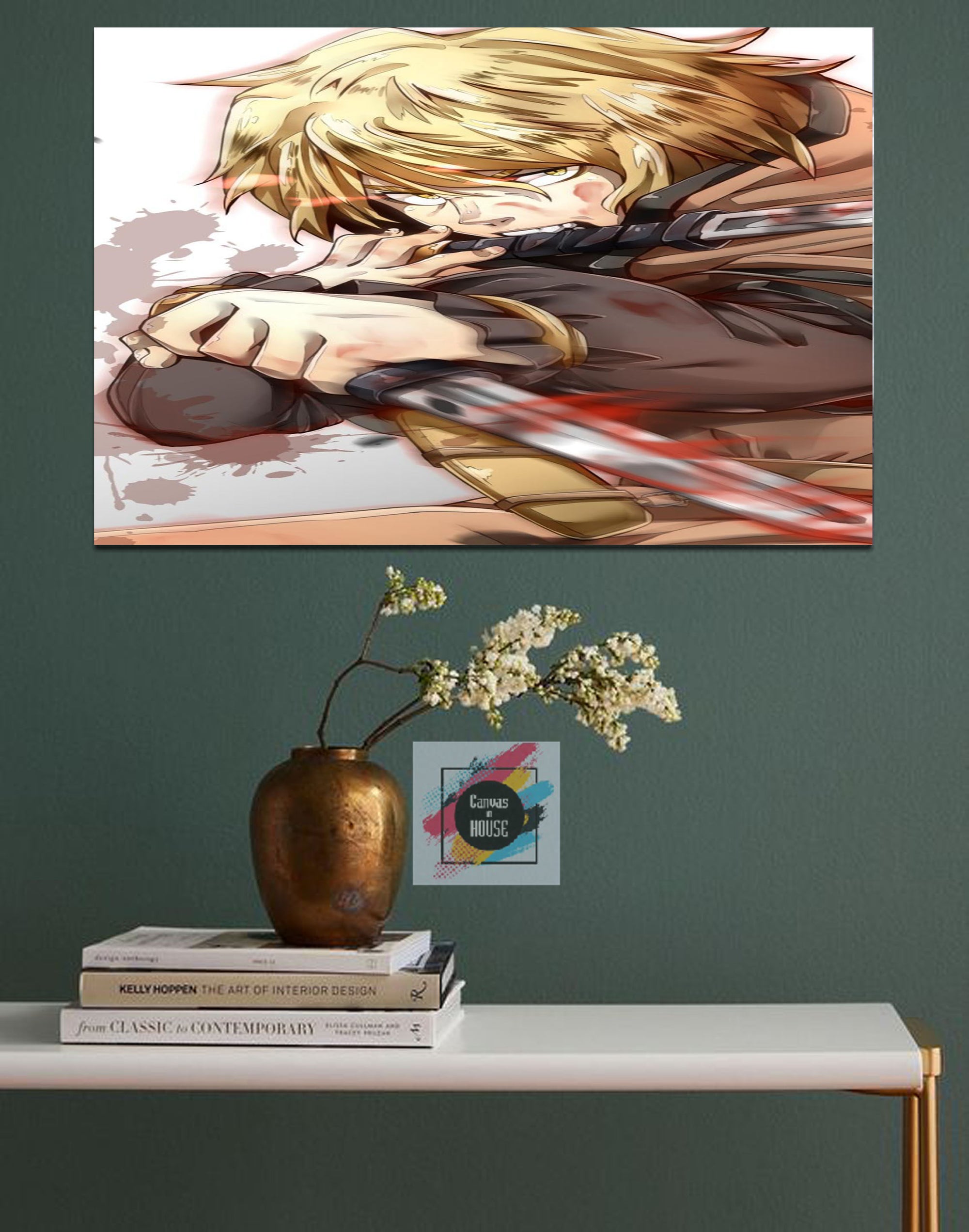 Thorfinn 8 Vinland Saga Anime 1 Pieces Wall Art Canvas