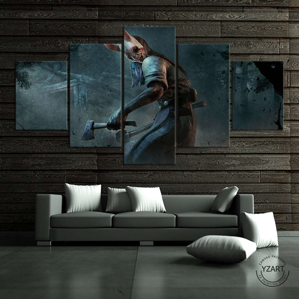 The Huntress Dead By Daylight 5 Pieces Canvas Wall Art