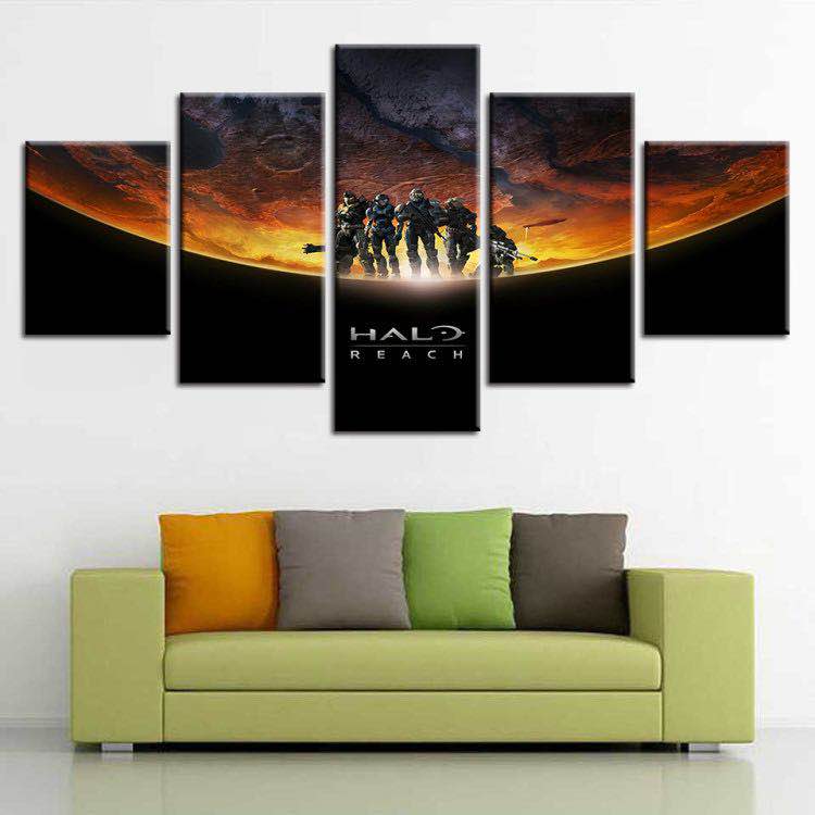 Halo: Reach Poster 1 Gaming Canvas Wall Art