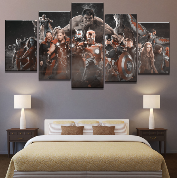 Marvel Avengers Infinity War Movie Canvas Wall Art