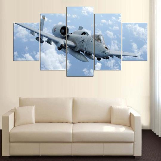 A-10 Thunderbolt Warthog Aircraft Canvas Wall Art