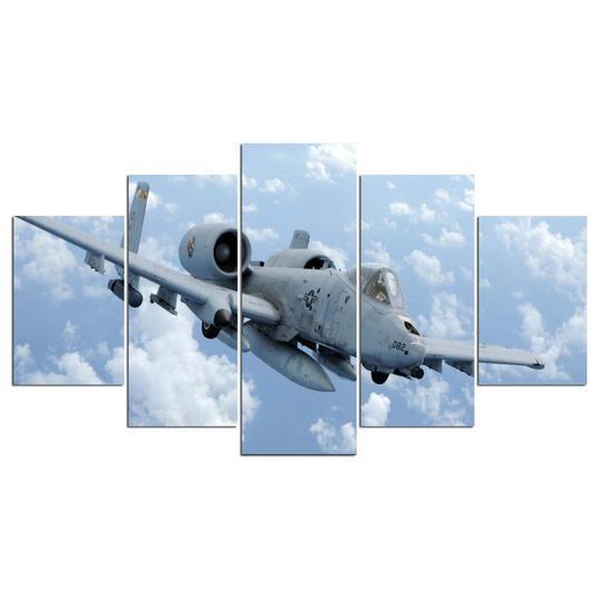 A-10 Thunderbolt Warthog Aircraft Canvas Wall Art