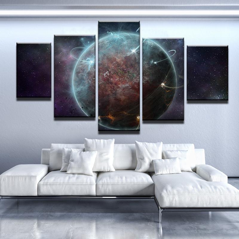 A Darker World Space Canvas Wall Art