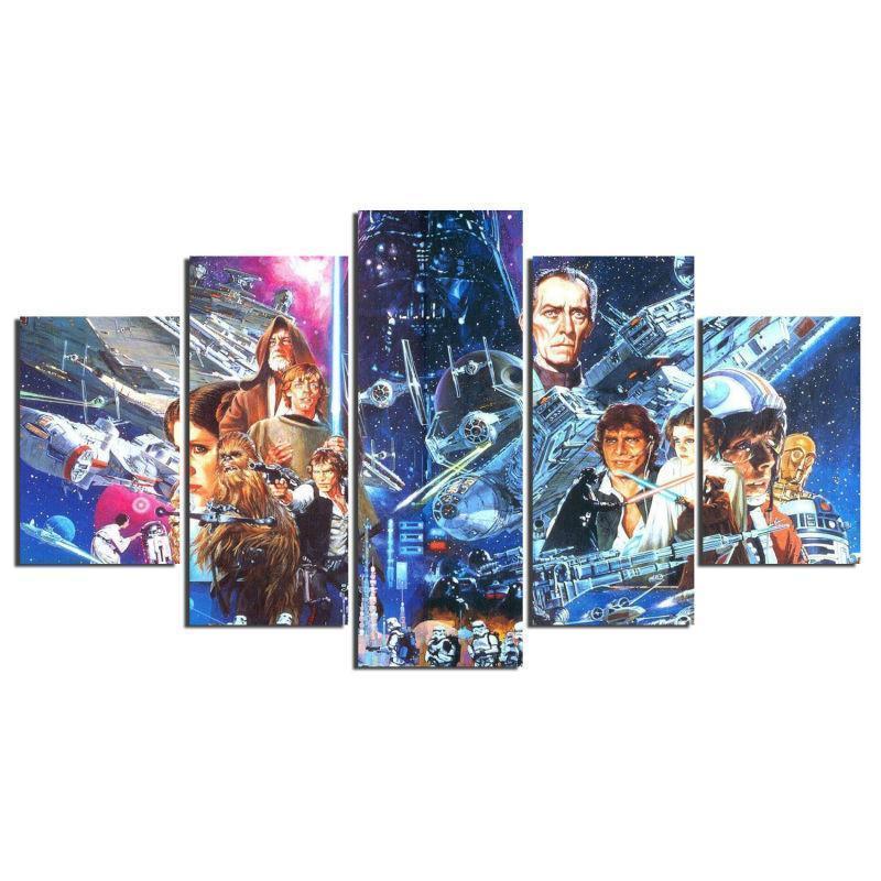 A New Hope Star Wars Movie Canvas Wall Art