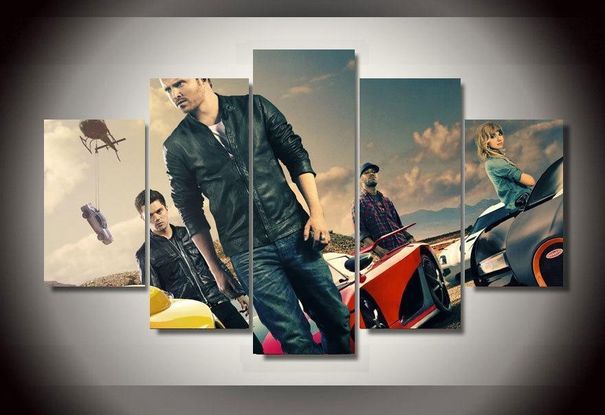A Part Team Fast And Furious Movie Canvas Wall Art