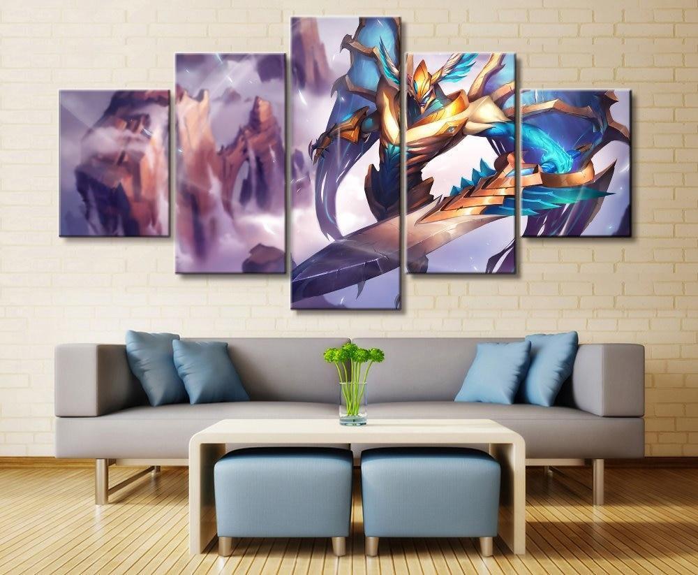 LOL League Of Legends Aatrox 2 Gaming Canvas Wall Art