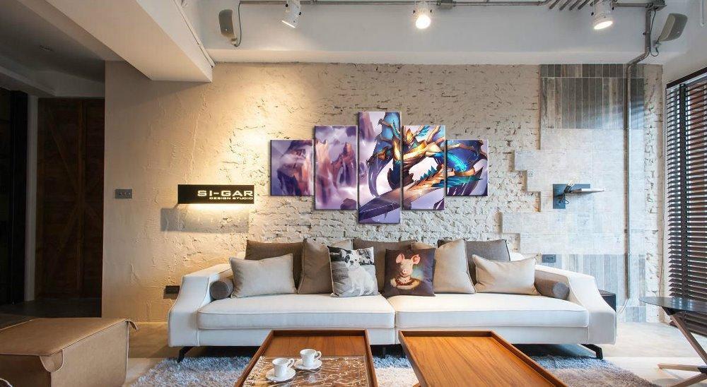 LOL League Of Legends Aatrox 2 Gaming Canvas Wall Art