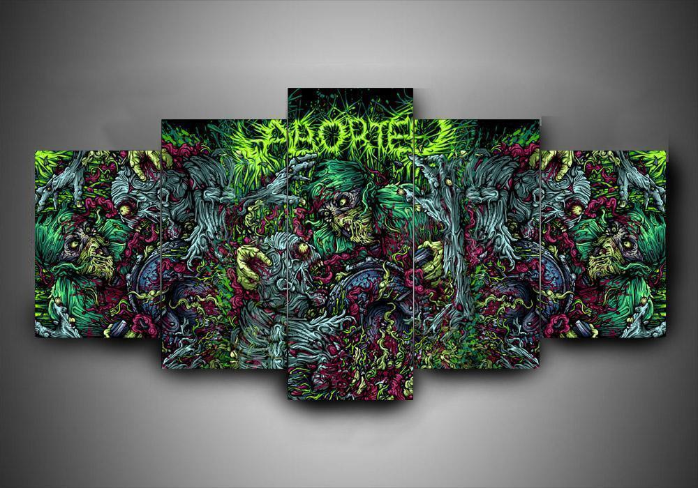 Aborted Music Canvas Wall Art
