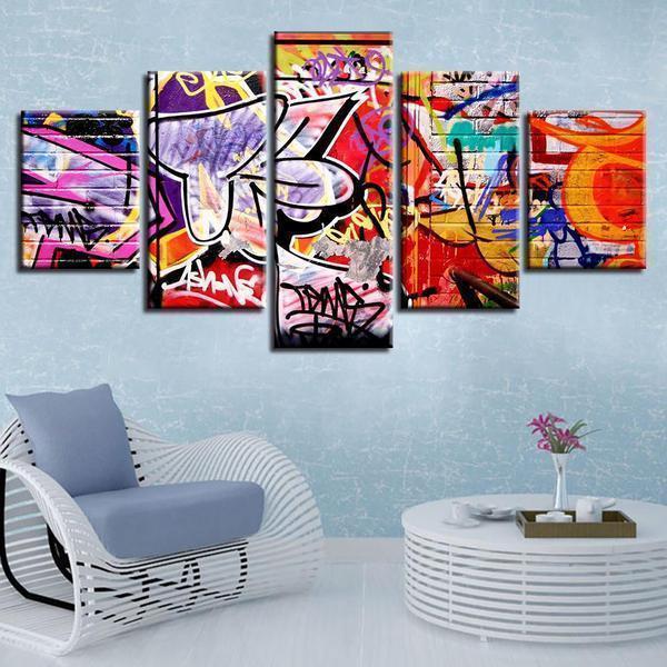 Abstraction Graffiti Abstract Canvas Wall Art