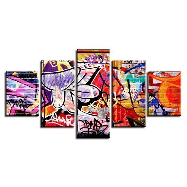 Abstraction Graffiti Abstract Canvas Wall Art