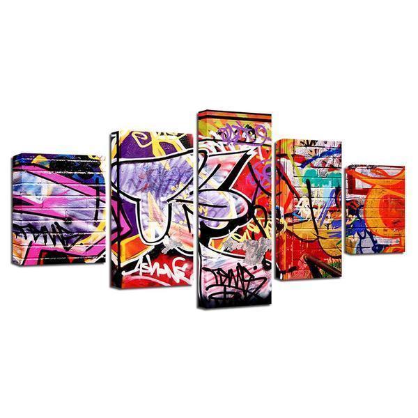 Abstraction Graffiti Abstract Canvas Wall Art