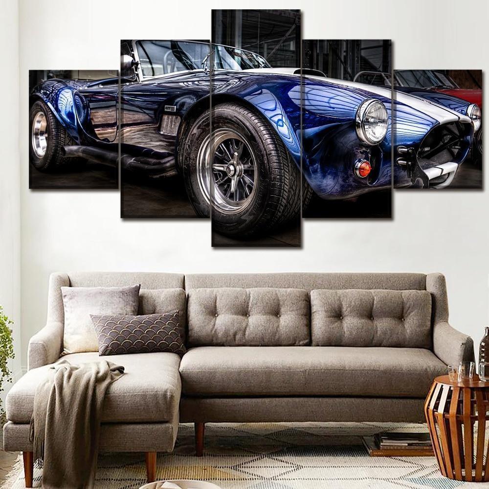 AC Cobra Convertible Car Canvas Wall Art