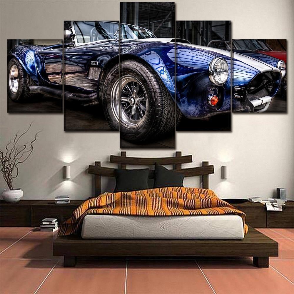 AC Cobra Convertible Car Canvas Wall Art