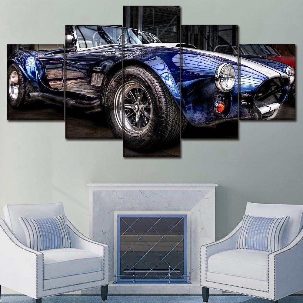 AC Cobra Convertible Car Canvas Wall Art