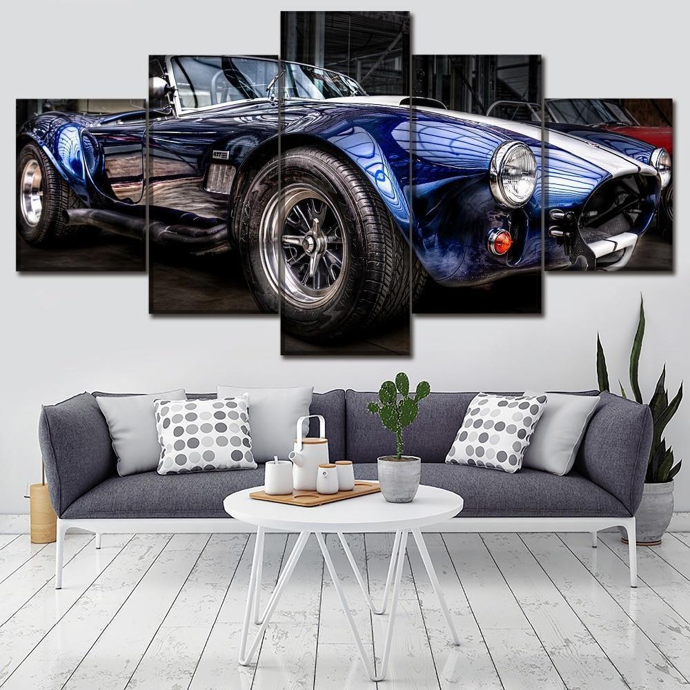 AC Cobra Convertible Car Canvas Wall Art