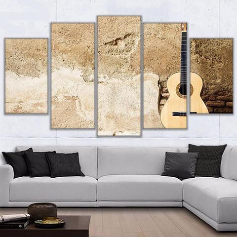 Acoustic Guitar Music Canvas Wall Art