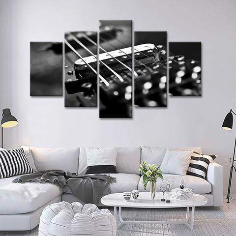 Acoustic Guitar Strings Music Canvas Wall Art