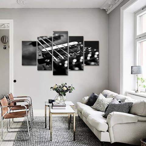 Acoustic Guitar Strings Music Canvas Wall Art
