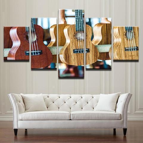 Acoustic Guitars 1 Music Canvas Wall Art