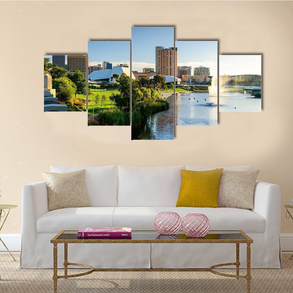 Adelaide City View Nature Canvas Wall Art