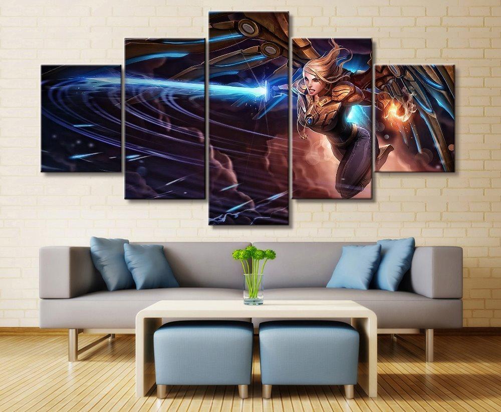 LOL League Of Legends Aether Wing Kayle Game Canvas Wall Art