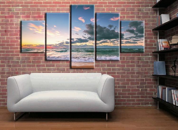 Afternoon In The Sea Canvas Wall Art