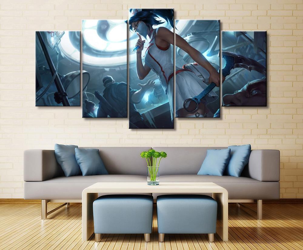 LOL League Of Legends Akali 3 Gaming Canvas Wall Art