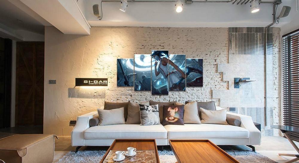 LOL League Of Legends Akali 3 Gaming Canvas Wall Art