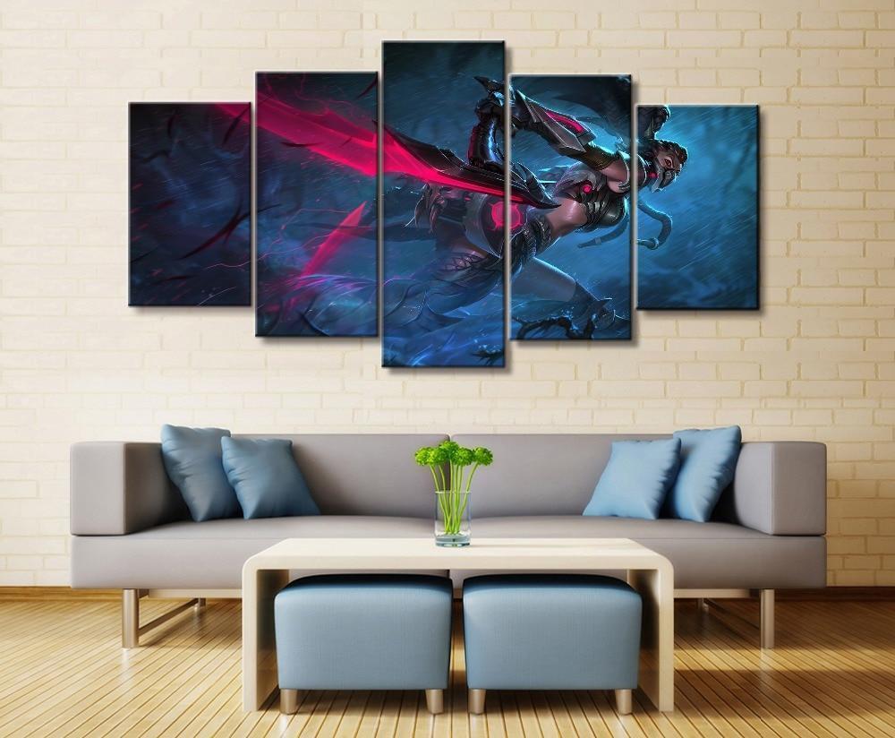 LOL League Of Legends Akali 2 Game Canvas Wall Art