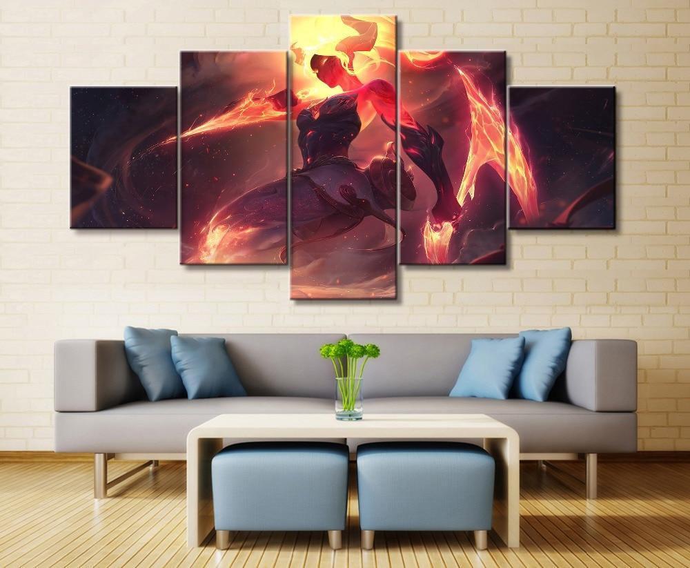 LOL League Of Legends Akali 2 Gaming Canvas Wall Art