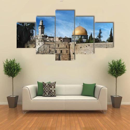 Al Aqsa Mosque Nature Canvas Wall Art