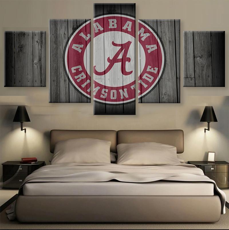 Alabama Crimson Tide College Football Sport Canvas Wall Art