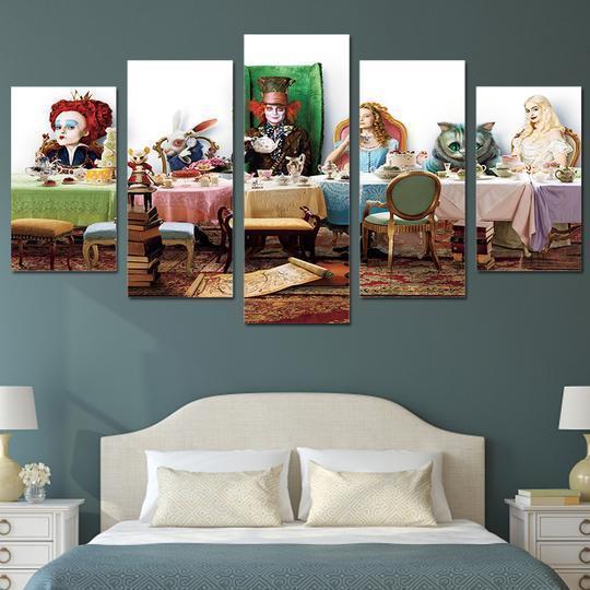 Alice In Wonderland 6 Disney Canvas Wall Art