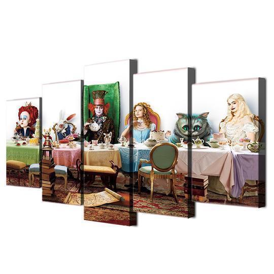 Alice In Wonderland 6 Disney Canvas Wall Art