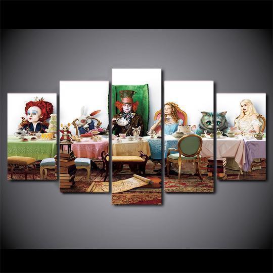 Alice In Wonderland 6 Disney Canvas Wall Art