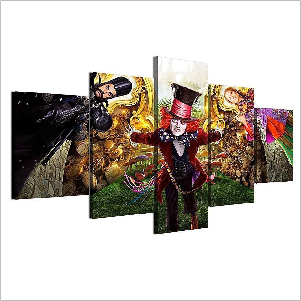 Alice in Wonderland Disney Canvas Wall Art