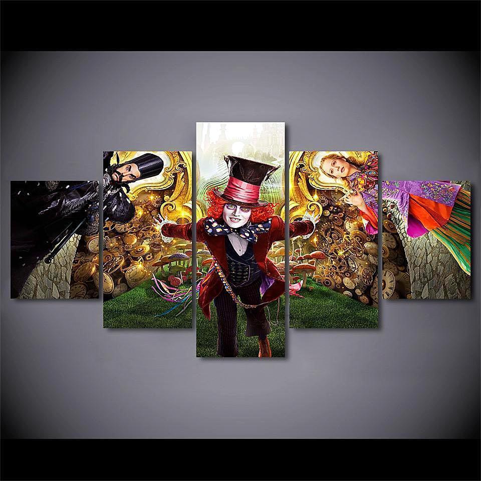 Alice in Wonderland Disney Canvas Wall Art