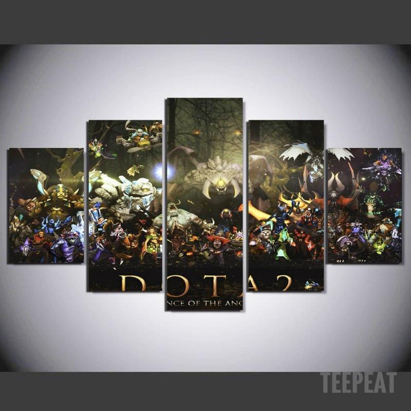 All Go On Roshan Anime Canvas Wall Art