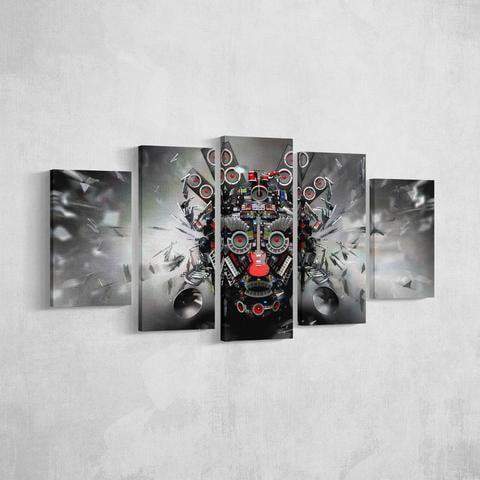 All I See Is Beats Music Canvas Wall Art