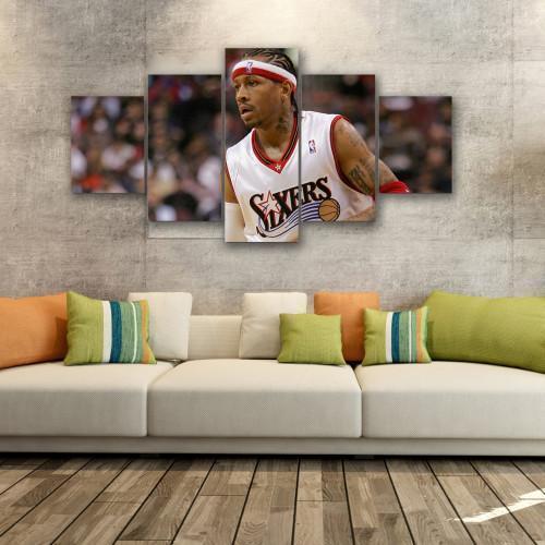 Allen Iverson Basketball Canvas Wall Art