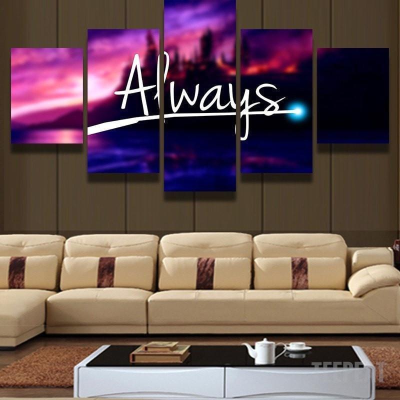 ALWAYS Abstract Canvas Wall Art